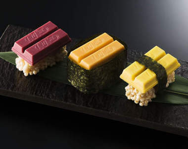 巧克力取代生魚片《壽司KitKat》難道是充滿魚腥味的新口味嗎...(⊙_⊙) 巧克力取代生魚片《壽司KitKat》難道是充滿魚腥味的新口味嗎...(⊙_⊙)