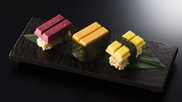 巧克力取代生魚片《壽司KitKat》難道是充滿魚腥味的新口味嗎...(⊙_⊙) 巧克力取代生魚片《壽司KitKat》難道是充滿魚腥味的新口味嗎...(⊙_⊙)