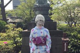 網路瘋傳《銀髮和服美人》像妖精般的俄羅斯與義大利混血正妹 網路瘋傳《銀髮和服美人》像妖精般的俄羅斯與義大利混血正妹