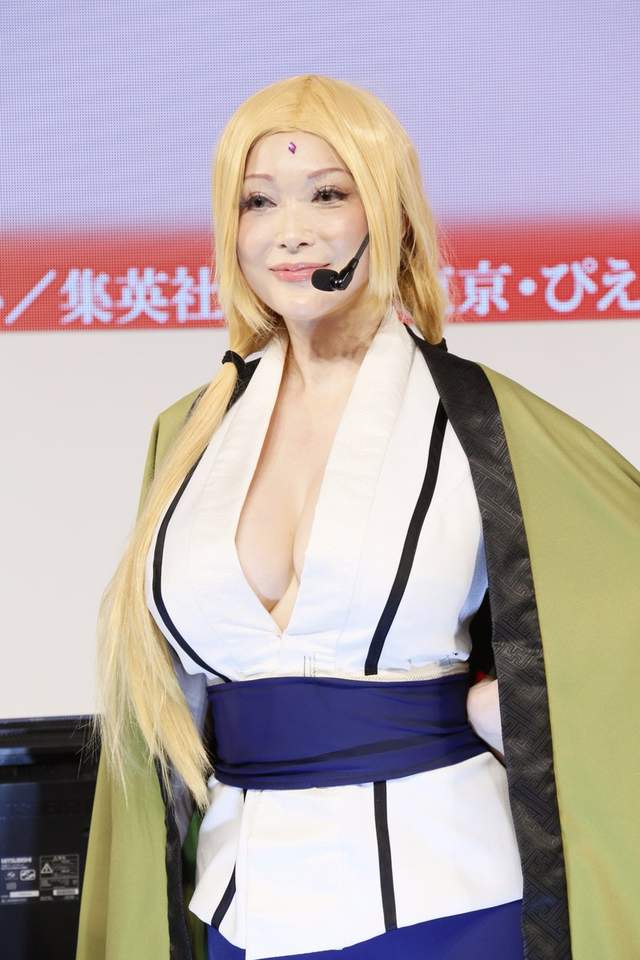 《綱手歐派完美呈現》叶美香火影忍者裝扮乳量大到藏不住 《綱手歐派完美呈現》叶美香火影忍者裝扮乳量大到藏不住