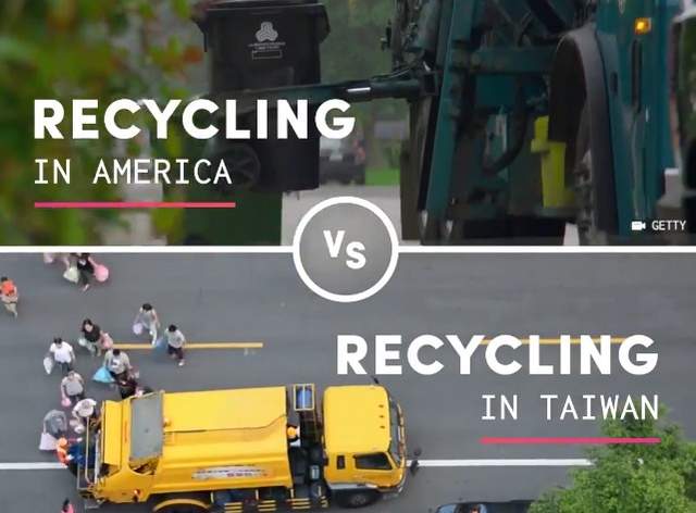 台灣《資源回收比美國好？》音樂垃圾車老外覺得很有趣