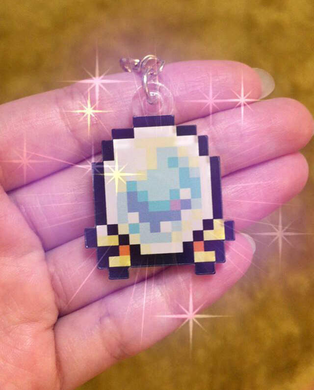 RPG遊戲風格的《AR點陣藝術項鍊》戴上以後就成了天選勇者…… RPG遊戲風格的《AR點陣藝術項鍊》戴上以後就成了天選勇者……