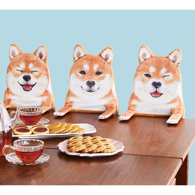 《柴犬收納抽屜架》完全再現貪吃狗狗爬上桌的可愛模樣❤