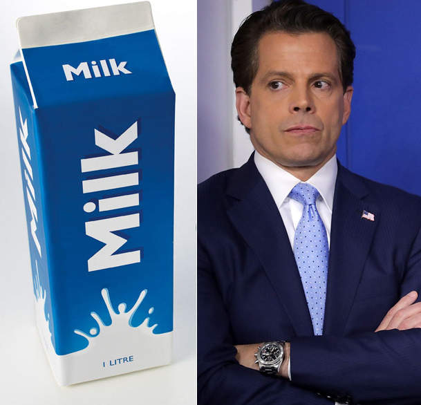 《白宮新主任10天下台》網友：我買的牛奶都還沒過期耶......