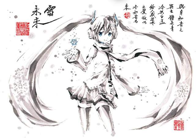 極道畫師《當動漫都變成水墨畫風格》帥氣的更帥氣了～可愛都意外呈現不同的味道呢