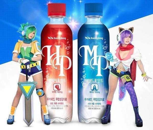 喝了上藍buff《韓國推出HP、MP飲料》 藍爸表示:終於不用打我了...... 喝了上藍buff《韓國推出HP、MP飲料》 藍爸表示:終於不用打我了......