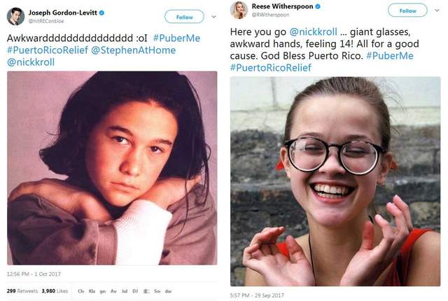 推特上《藝人青春期糗照洗板》但重點是要大家關著波多黎各風災 推特上《藝人青春期糗照洗板》但重點是要大家關著波多黎各風災