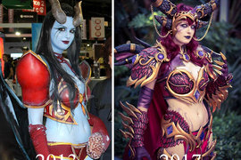《Coser的過去與現在》同樣的角色經過了一段時間也看到了Cosplay的進化 《Coser的過去與現在》同樣的角色經過了一段時間也看到了Cosplay的進化