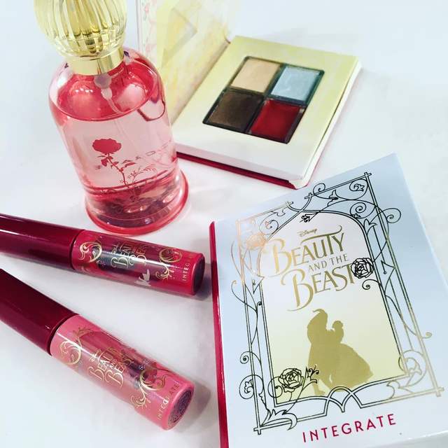 聯名美妝《美女與野獸×資生堂 INTEGRATE》如童話書本的可愛讓人怎麼招架得住