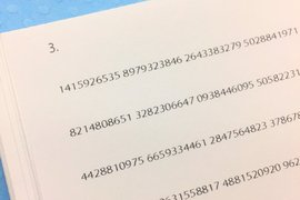 限定販售《圓周率筆記本》連筆記本橫線都在算圓周率 限定販售《圓周率筆記本》連筆記本橫線都在算圓周率