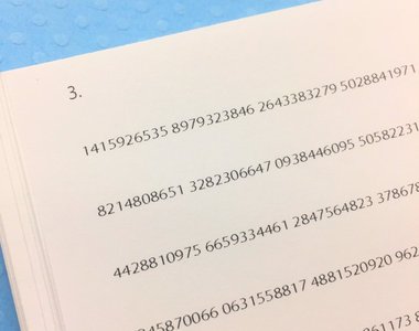 限定販售《圓周率筆記本》連筆記本橫線都在算圓周率 限定販售《圓周率筆記本》連筆記本橫線都在算圓周率