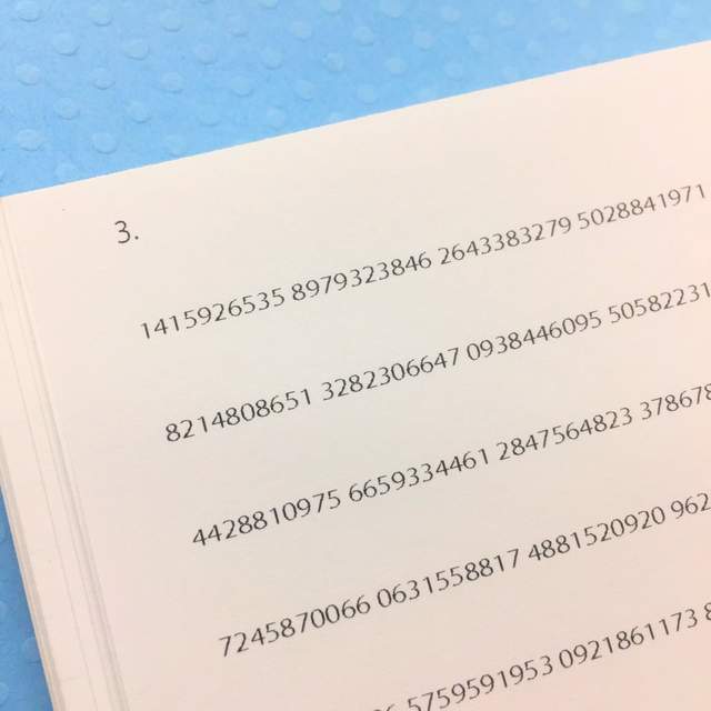 限定販售《圓周率筆記本》連筆記本橫線都在算圓周率