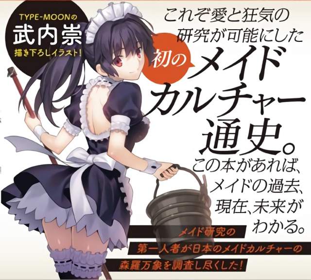 新Saber臉?《日本女僕文化史》武內崇繪製原創女僕封面 新Saber臉?《日本女僕文化史》武內崇繪製原創女僕封面