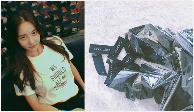 韓瑞希再出招《女練習生將自己的爭議事件賣成衣服》看完你們會買嗎.... 韓瑞希再出招《女練習生將自己的爭議事件賣成衣服》看完你們會買嗎....