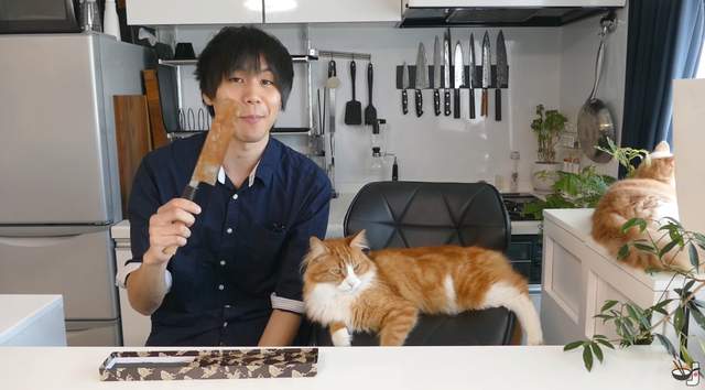 爆紅《磨亮100元鏽刀》舒壓影片 其實根本就是來曬貓的吧(指) 爆紅《磨亮100元鏽刀》舒壓影片 其實根本就是來曬貓的吧(指)