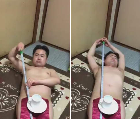 《捲尺也可以拿來掀桌巾》搞笑藝人ウエスP又一次突破極限了 《捲尺也可以拿來掀桌巾》搞笑藝人ウエスP又一次突破極限了