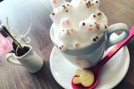 日本Cafe ChocoTea《軟綿綿的奶泡拉出極萌3D立體拉花》讓人不想去喝上一杯咖啡都難 日本Cafe ChocoTea《軟綿綿的奶泡拉出極萌3D立體拉花》讓人不想去喝上一杯咖啡都難