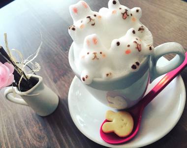 日本Cafe ChocoTea《軟綿綿的奶泡拉出極萌3D立體拉花》讓人不想去喝上一杯咖啡都難 日本Cafe ChocoTea《軟綿綿的奶泡拉出極萌3D立體拉花》讓人不想去喝上一杯咖啡都難