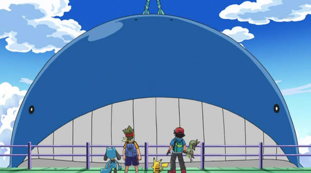 網友模擬寶可夢《如果吼鯨王以實際體型登場》3DS螢幕完全塞不下……