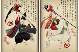 鬼笙筆下的《陰陽師浮世繪風格》給人滿滿的神祕感 鬼笙筆下的《陰陽師浮世繪風格》給人滿滿的神祕感