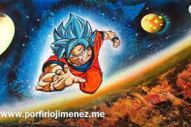 自嗨阿北《噴漆火烤藝術家Porfirio Jimenez C.》繪出超驚豔悟空穿越宇宙 自嗨阿北《噴漆火烤藝術家Porfirio Jimenez C.》繪出超驚豔悟空穿越宇宙
