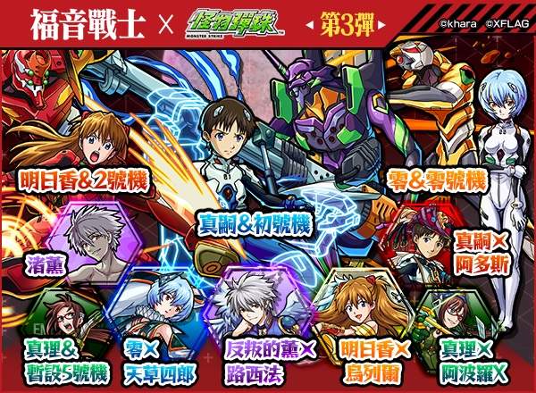 「使徒」入侵西門町!? 《怪物彈珠 × 福音戰士》聯手合作系列真的敲好玩,現推出第三彈啦! 「使徒」入侵西門町!? 《怪物彈珠 × 福音戰士》聯手合作系列真的敲好玩,現推出第三彈啦!