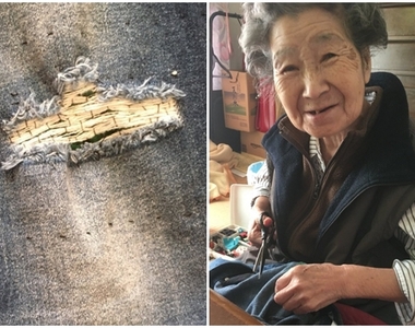 回家發現《阿嬤幫我把破牛仔褲補好了XD》謝…謝謝阿嬤啊哈哈哈w 回家發現《阿嬤幫我把破牛仔褲補好了XD》謝…謝謝阿嬤啊哈哈哈w