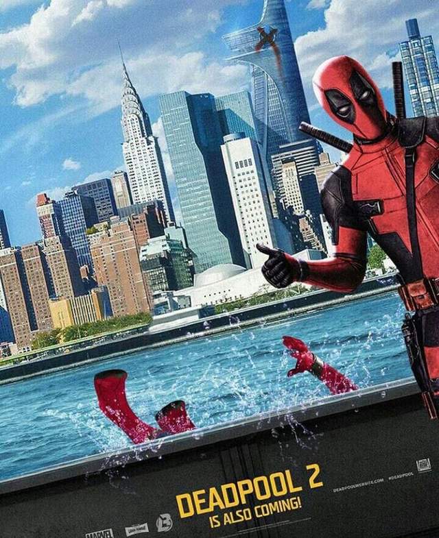 海報惡搞《蜘蛛人: 返校日》死侍亂入中～～～