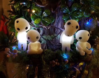 《神手媽媽DIY魔法公主木靈模型》各種細節讓人讚嘆~還可以當小夜燈呢 《神手媽媽DIY魔法公主木靈模型》各種細節讓人讚嘆~還可以當小夜燈呢