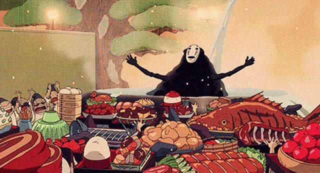 看到就餓惹《吉卜力美食動圖》有衝動想要大吃大喝～