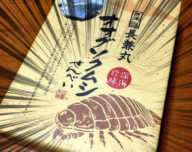 《深水虱仙貝》話題的深海生物繼油炸後竟然也被做成了土產仙貝... 《深水虱仙貝》話題的深海生物繼油炸後竟然也被做成了土產仙貝...