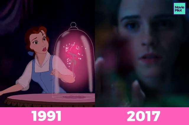 《美女與野獸真人版》與經典動畫比較 這還原度讓人雞皮疙瘩掉滿地啊 《美女與野獸真人版》與經典動畫比較 這還原度讓人雞皮疙瘩掉滿地啊