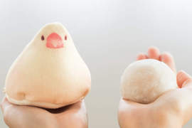 鳥奴必見《文鳥收納袋》完全再現肚子貼地的大福狀態(圓) 鳥奴必見《文鳥收納袋》完全再現肚子貼地的大福狀態(圓)