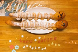 麵包店正流行《謎之生物しましま麵包》據說超受小孩子歡迎 麵包店正流行《謎之生物しましま麵包》據說超受小孩子歡迎
