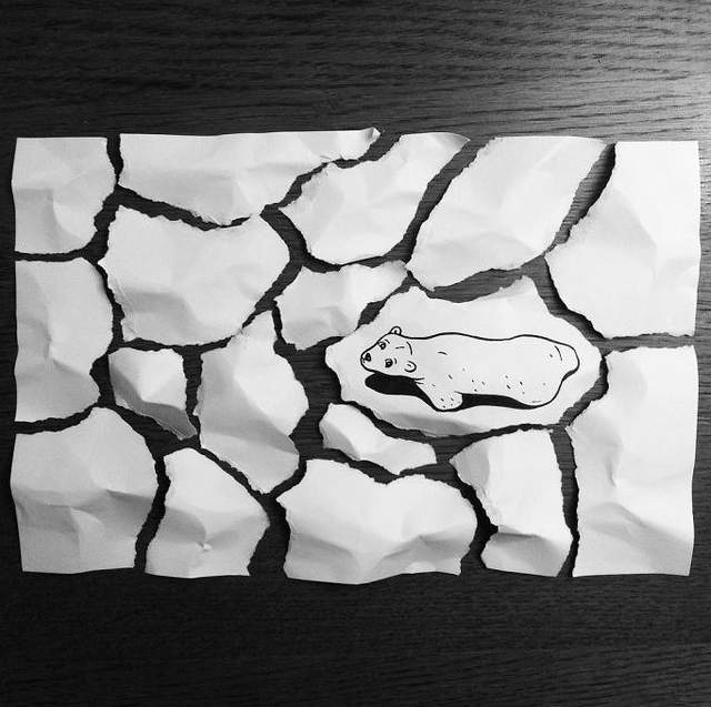 超幽默的創作《A4紙的魔力》看到他撕紙的感覺好療癒呢（笑）