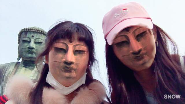 超夯換臉APP《與鎌倉大佛換臉》跟大佛換臉感覺也很有趣啊XDD