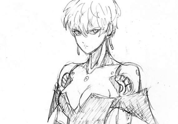 官方玩梗最致命《一拳超人》漫畫家「村田雄介」繪製性轉版傑諾斯