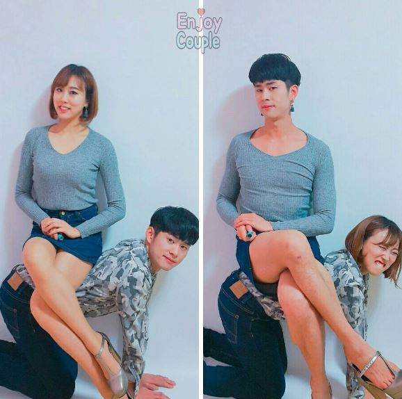 韓國情侶詮釋《沒有車的分離場面》男生幾乎追過各種大眾運輸工具