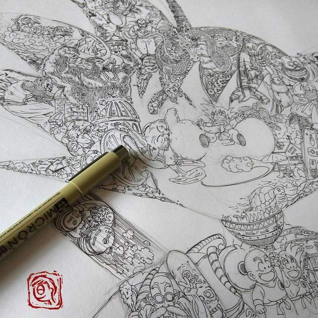 香港畫家 Ah Leung《驚奇滿滿的畫中畫》遠看近看都是美妙的畫作