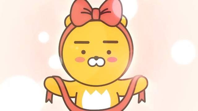 Kakaotalk《光復節限定款玩偶》別以為綁上緞帶我就會買♥