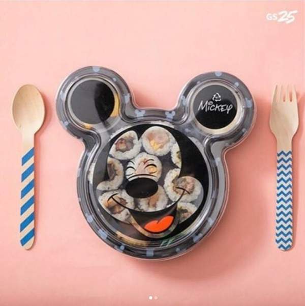 美食新網紅駕到《GS25米奇壽司便當》超可愛米奇盒吃完絕對收藏阿～