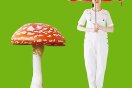 一起變成香菇吧《毒蠅傘造型傘》看起來有著童話的可愛感 一起變成香菇吧《毒蠅傘造型傘》看起來有著童話的可愛感