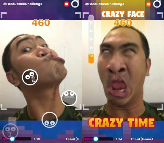 手機遊戲《臉部跳舞機》FaceDance Challenge! 讓人玩到顏面神經都要失調啦ಠ_ಠ 手機遊戲《臉部跳舞機》FaceDance Challenge! 讓人玩到顏面神經都要失調啦ಠ_ಠ
