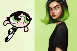 《插畫家改造美國卡通人物》飛天小女警變好正我可以 《插畫家改造美國卡通人物》飛天小女警變好正我可以