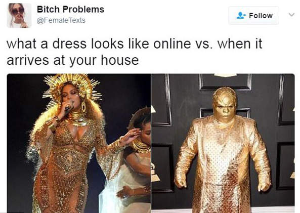 《網購禮服的理想與現實》舞會前這種PO文大增