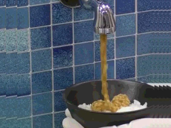 《納豆水龍頭》衝擊的洩出畫面讓人食慾大減啦XD 《納豆水龍頭》衝擊的洩出畫面讓人食慾大減啦XD