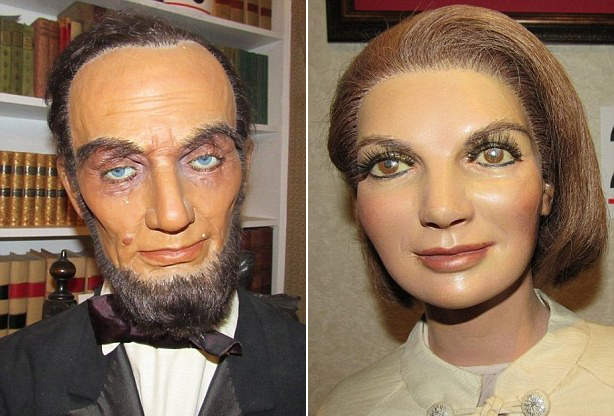 完全不像《拍賣美國總統蠟像》這些是騙人的總統吧Σ(ﾟ﹁ﾟ；)  