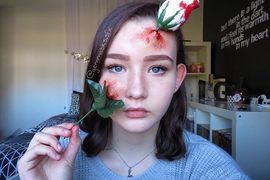 《13歲小女孩的特殊化妝》年紀輕輕就有一雙巧手 將來一定不得了 《13歲小女孩的特殊化妝》年紀輕輕就有一雙巧手 將來一定不得了