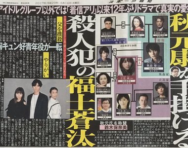 夏季日劇《福士蒼汰演出殺人犯》秋元康原案企劃全新推理劇 夏季日劇《福士蒼汰演出殺人犯》秋元康原案企劃全新推理劇