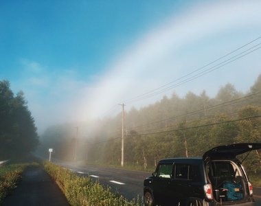 奇蹟照片《彩虹的盡頭》你有超近距離看過彩虹的兩端嗎? 奇蹟照片《彩虹的盡頭》你有超近距離看過彩虹的兩端嗎?